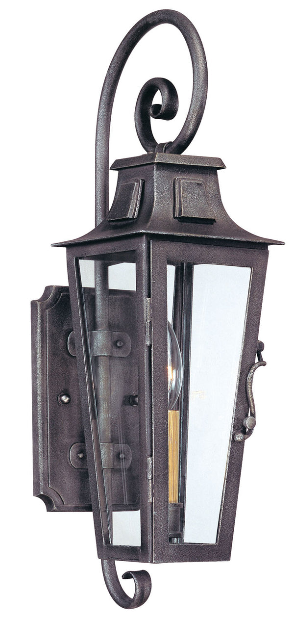 Troy Lighting - B2961 - One Light Wall Lantern - Parisian Square - Aged Pewter from Lighting & Bulbs Unlimited in Charlotte, NC