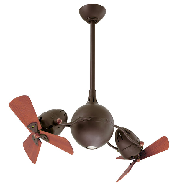 Matthews Fan Company - AQ-TB-WD - 38" Ceiling Fan - Acqua - Textured Bronze from Lighting & Bulbs Unlimited in Charlotte, NC