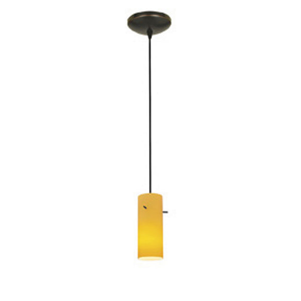 Access - 28030-1C-ORB/AMB - One Light Pendant - Cylinder - Oil Rubbed Bronze from Lighting & Bulbs Unlimited in Charlotte, NC