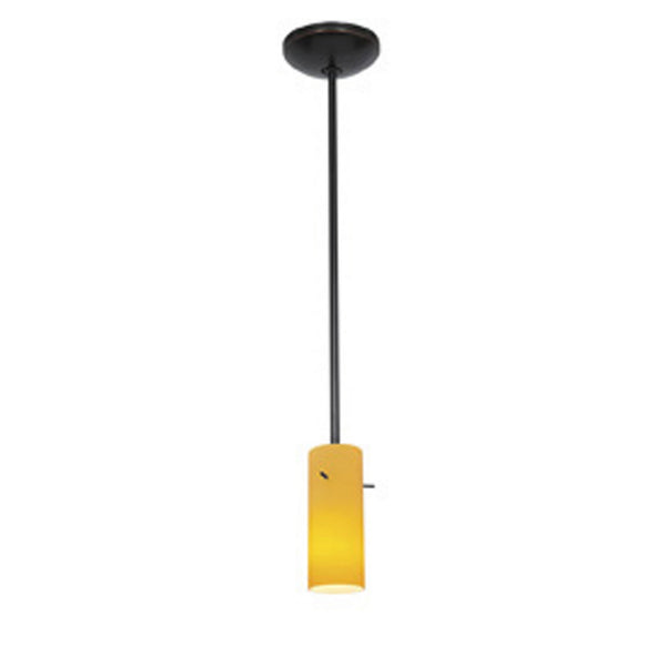 Access - 28030-1R-ORB/AMB - One Light Pendant - Cylinder - Oil Rubbed Bronze from Lighting & Bulbs Unlimited in Charlotte, NC
