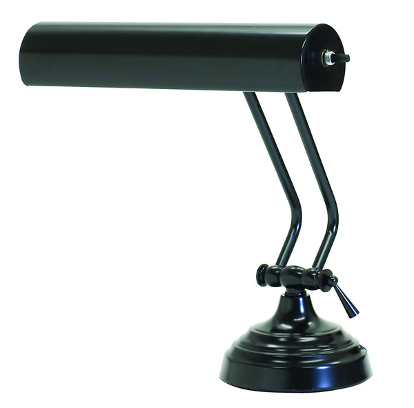 One Light Piano/Desk Lamp from the Advent Collection in Black Finish by House of Troy