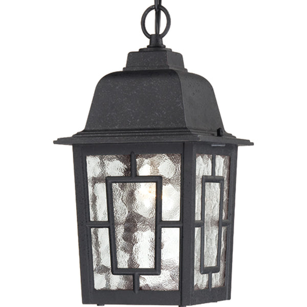Nuvo Lighting - 60-4933 - One Light Hanging Lantern - Banyan - Textured Black from Lighting & Bulbs Unlimited in Charlotte, NC