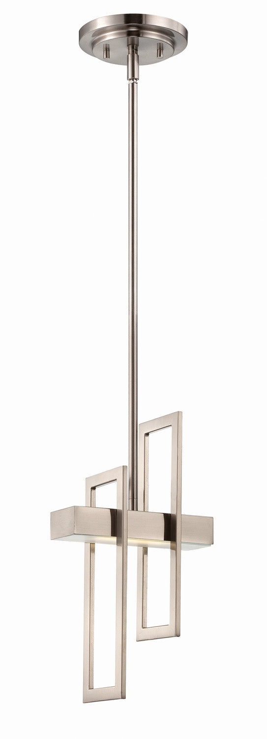 Nuvo Lighting - 62-106 - LED Pendant - Frame - Brushed Nickel from Lighting & Bulbs Unlimited in Charlotte, NC