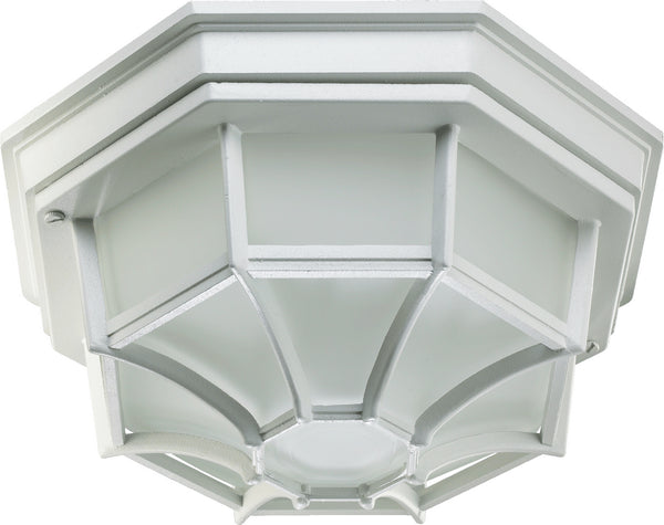 Quorum - 3086-11-6 - One Light Ceiling Mount - 3086 Ceiling Mounts - White from Lighting & Bulbs Unlimited in Charlotte, NC