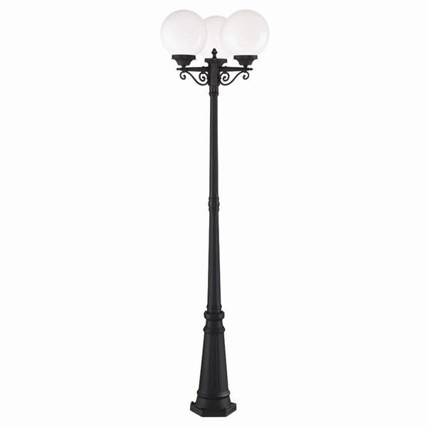 Acclaim Lighting - 5269BK/WH - Three Light Post Mount - Havana - Matte Black from Lighting & Bulbs Unlimited in Charlotte, NC