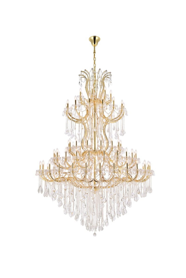 Elegant Lighting - 2800G96G/RC - 85 Light Chandelier - Maria Theresa - Gold from Lighting & Bulbs Unlimited in Charlotte, NC