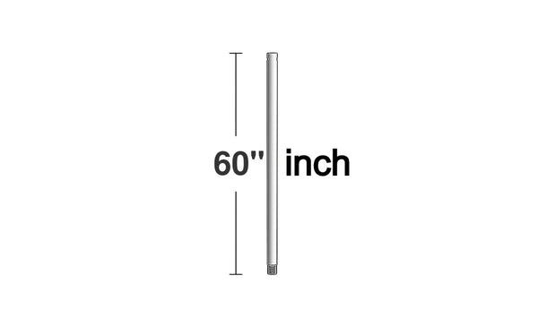 Visual Comfort Fan - DR60PN - Downrod - Universal Downrod - Polished Nickel from Lighting & Bulbs Unlimited in Charlotte, NC