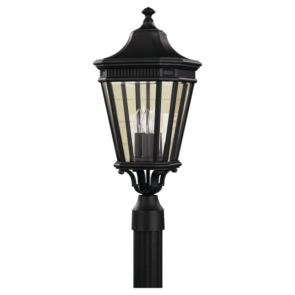 Generation Lighting - OL5407BK - Three Light Outdoor Fixture - Cotswold Lane - Black from Lighting & Bulbs Unlimited in Charlotte, NC