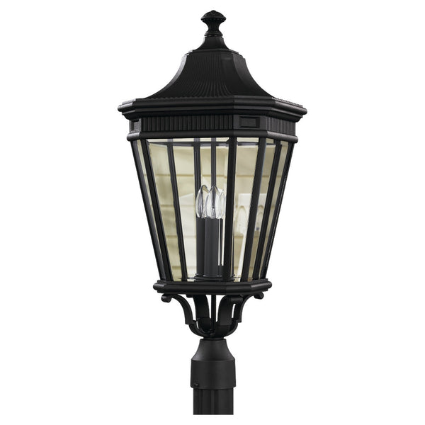 Generation Lighting - OL5408BK - Three Light Outdoor Fixture - Cotswold Lane - Black from Lighting & Bulbs Unlimited in Charlotte, NC