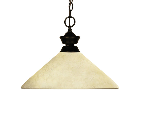Z-Lite - 100701BRZ-AGM14 - One Light Pendant - Chance/Bourbon - Bronze from Lighting & Bulbs Unlimited in Charlotte, NC