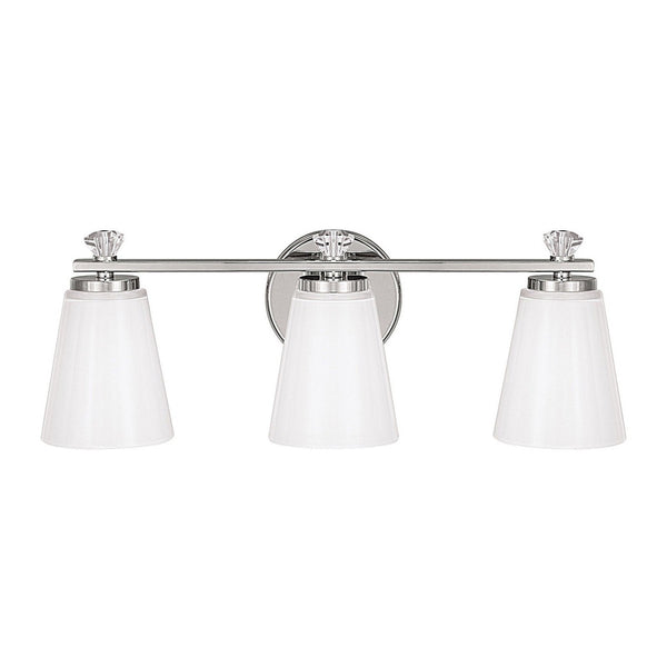 Capital Lighting - 8023PN-127 - Three Light Vanity - Alisa - Polished Nickel from Lighting & Bulbs Unlimited in Charlotte, NC