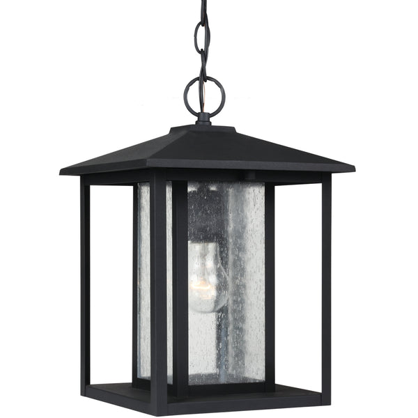 Generation Lighting - 62027-12 - One Light Outdoor Pendant - Hunnington - Black from Lighting & Bulbs Unlimited in Charlotte, NC