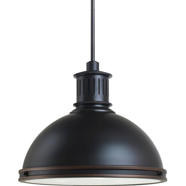 Generation Lighting - 65087-715 - Three Light Pendant - Pratt Street Metal - Autumn Bronze from Lighting & Bulbs Unlimited in Charlotte, NC