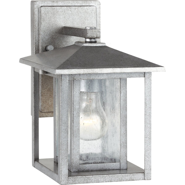 Generation Lighting - 88025-57 - One Light Outdoor Wall Lantern - Hunnington - Weathered Pewter from Lighting & Bulbs Unlimited in Charlotte, NC