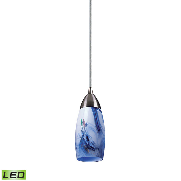 ELK Home - 110-1MT-LED - LED Mini Pendant - Milan - Satin Nickel from Lighting & Bulbs Unlimited in Charlotte, NC