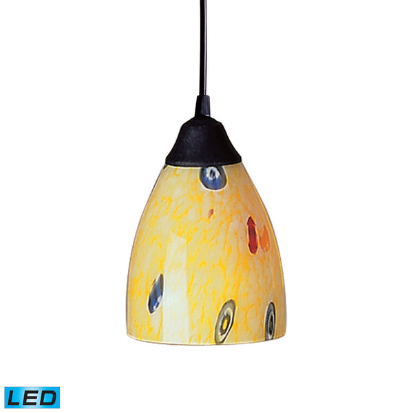 ELK Home - 406-1YW-LED - LED Mini Pendant - Classico - Dark Rust from Lighting & Bulbs Unlimited in Charlotte, NC