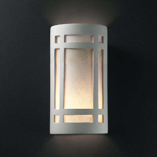 Justice Designs - CER-7495W-BIS - Lantern - Ambiance - Bisque from Lighting & Bulbs Unlimited in Charlotte, NC