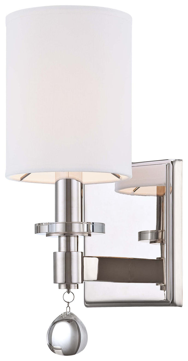 Metropolitan - N2850-613 - One Light Wall Sconce - Chadbourne - Polished Nickel from Lighting & Bulbs Unlimited in Charlotte, NC