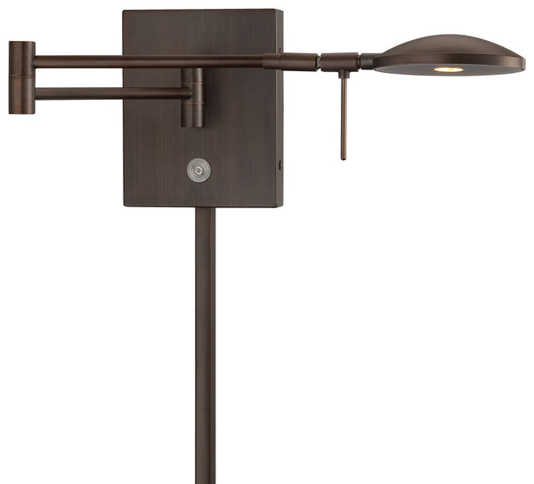 George Kovacs - P4338-647 - LED Swing Arm Wall Lamp - George'S Reading Room - Copper Bronze Patina from Lighting & Bulbs Unlimited in Charlotte, NC