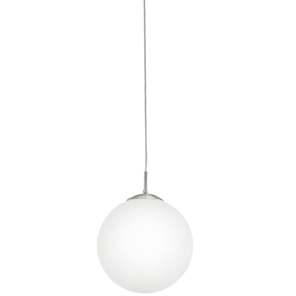 Eglo USA - 85263A - One Light Pendant - Rondo - Matte Nickel from Lighting & Bulbs Unlimited in Charlotte, NC