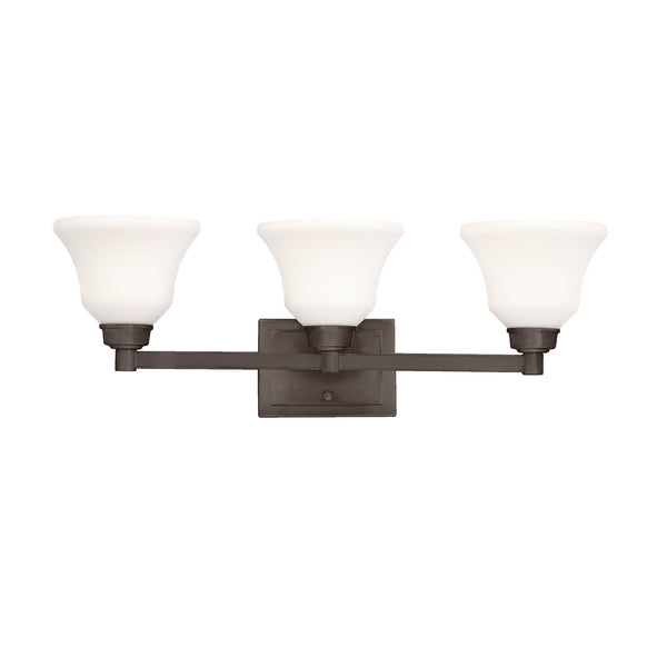 Kichler - 5390OZ - Three Light Bath - Langford - Olde Bronze from Lighting & Bulbs Unlimited in Charlotte, NC