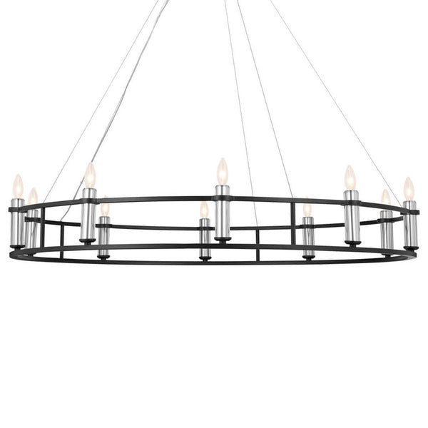 Kichler - 52491BK - Ten Light Chandelier - Rosalind - Black from Lighting & Bulbs Unlimited in Charlotte, NC