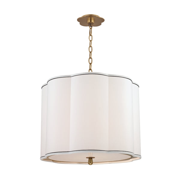 Hudson Valley - 7920-AGB - Four Light Pendant - Sweeny - Aged Brass from Lighting & Bulbs Unlimited in Charlotte, NC