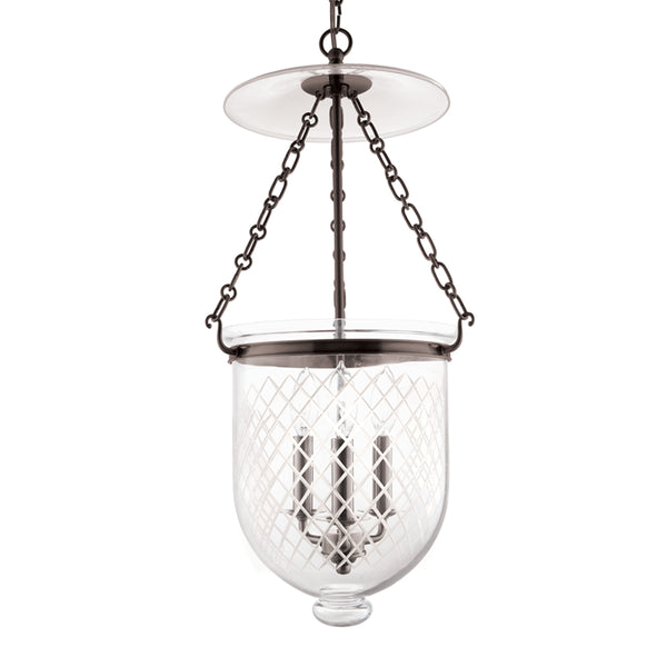 Hudson Valley - 254-OB-C2 - Three Light Pendant - Hampton - Old Bronze from Lighting & Bulbs Unlimited in Charlotte, NC