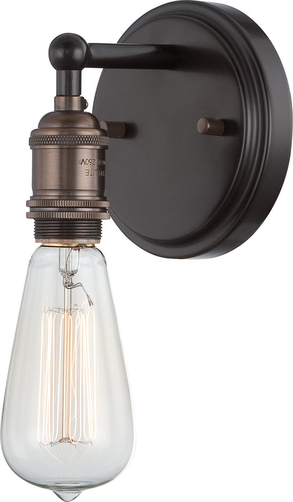 Nuvo Lighting - 60-5515 - One Light Wall Sconce - Vintage - Rustic Bronze from Lighting & Bulbs Unlimited in Charlotte, NC