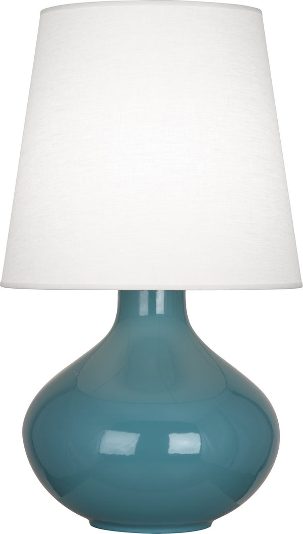 Robert Abbey - OB993 - One Light Table Lamp - June - Steel Blue Glazed from Lighting & Bulbs Unlimited in Charlotte, NC