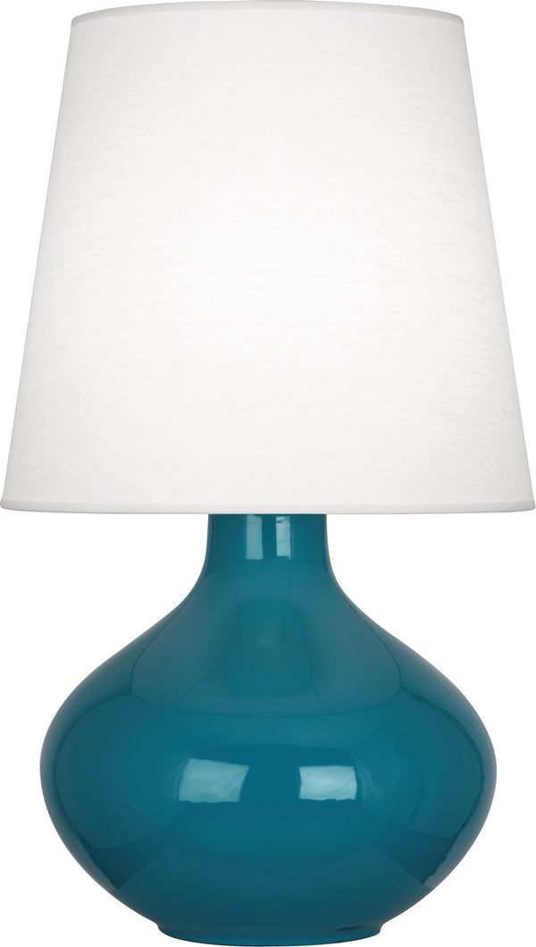 Robert Abbey - PC993 - One Light Table Lamp - June - Peacock Glazed from Lighting & Bulbs Unlimited in Charlotte, NC