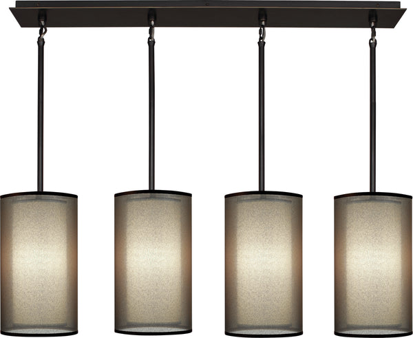 Robert Abbey - Z2155 - Four Light Chandelier - Saturnia - Deep Patina Bronze from Lighting & Bulbs Unlimited in Charlotte, NC