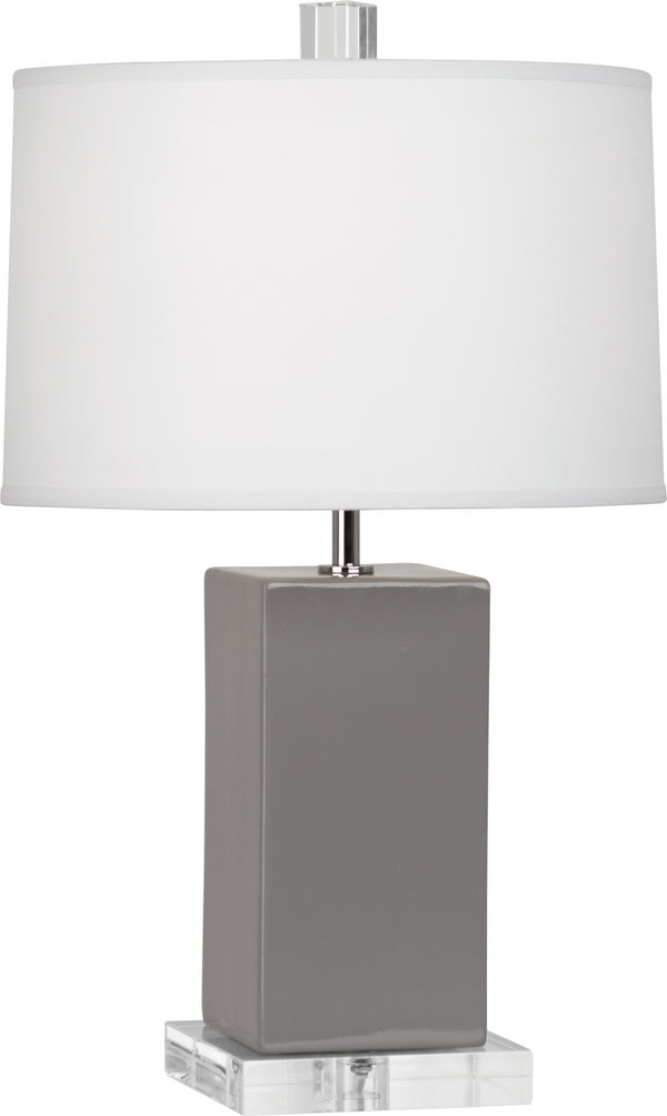 Robert Abbey - ST990 - One Light Accent Lamp - Harvey - Smoky Taupe Glazed from Lighting & Bulbs Unlimited in Charlotte, NC