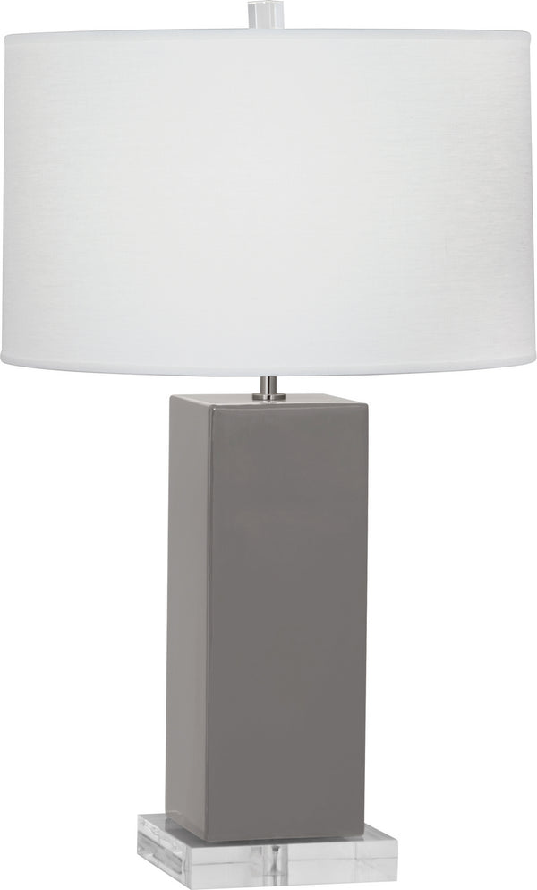 Robert Abbey - ST995 - One Light Table Lamp - Harvey - Smoky Taupe Glazed from Lighting & Bulbs Unlimited in Charlotte, NC