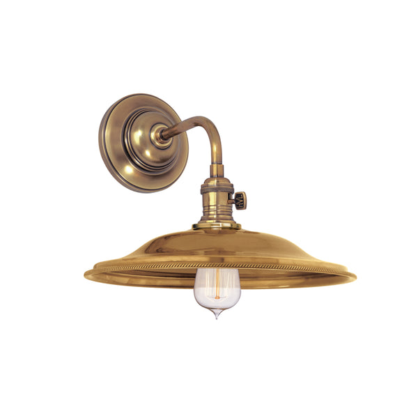 Hudson Valley - 8000-AGB-MS2 - One Light Wall Sconce - Heirloom - Aged Brass from Lighting & Bulbs Unlimited in Charlotte, NC