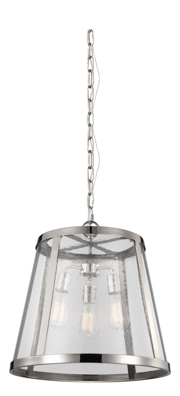 Visual Comfort Studio - P1288PN - Three Light Pendant - Harrow - Polished Nickel from Lighting & Bulbs Unlimited in Charlotte, NC