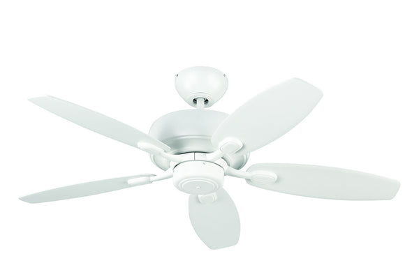 Generation Lighting - 5CQM44RZW - 44" Ceiling Fan - Centro 44 - Matte White from Lighting & Bulbs Unlimited in Charlotte, NC