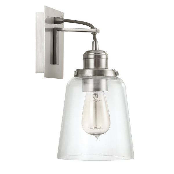 Capital Lighting - 3711BN-135 - One Light Wall Sconce - Fallon - Brushed Nickel from Lighting & Bulbs Unlimited in Charlotte, NC