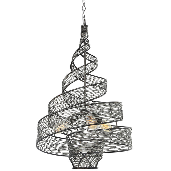 Varaluz - 240P03SL - Three Light Pendant - Flow - Steel from Lighting & Bulbs Unlimited in Charlotte, NC
