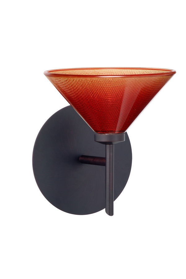 Besa - 1SW-117681-BR - One Light Wall Sconce - Kona - Bronze from Lighting & Bulbs Unlimited in Charlotte, NC