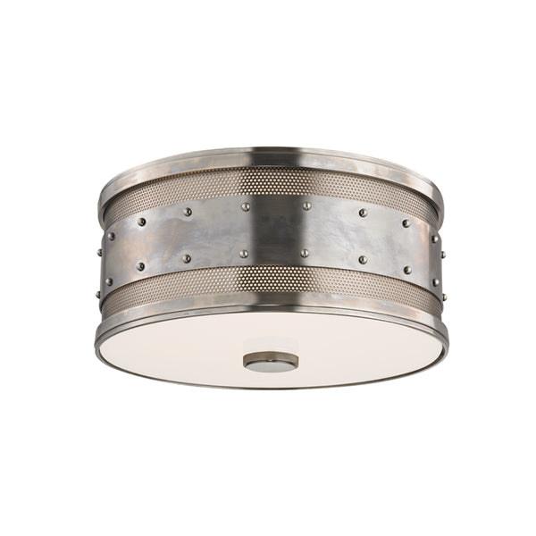 Hudson Valley - 2202-HN - Two Light Flush Mount - Gaines - Historic Nickel from Lighting & Bulbs Unlimited in Charlotte, NC