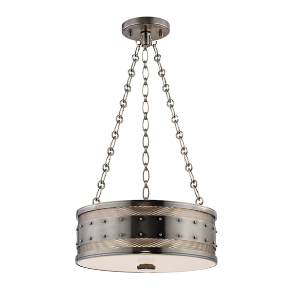 Hudson Valley - 2216-HN - Three Light Pendant - Gaines - Historic Nickel from Lighting & Bulbs Unlimited in Charlotte, NC