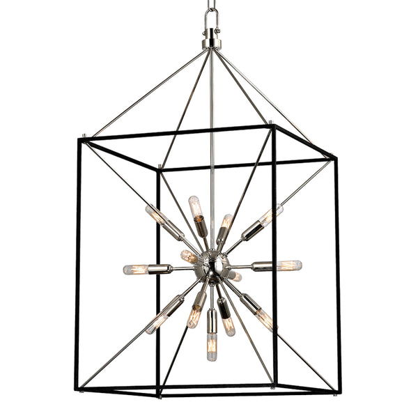 Hudson Valley - 8920-PN - 13 Light Chandelier - Glendale - Polished Nickel from Lighting & Bulbs Unlimited in Charlotte, NC