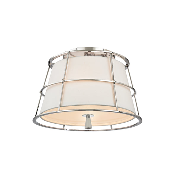 Hudson Valley - 9814-PN - Two Light Semi Flush Mount - Savona - Polished Nickel from Lighting & Bulbs Unlimited in Charlotte, NC