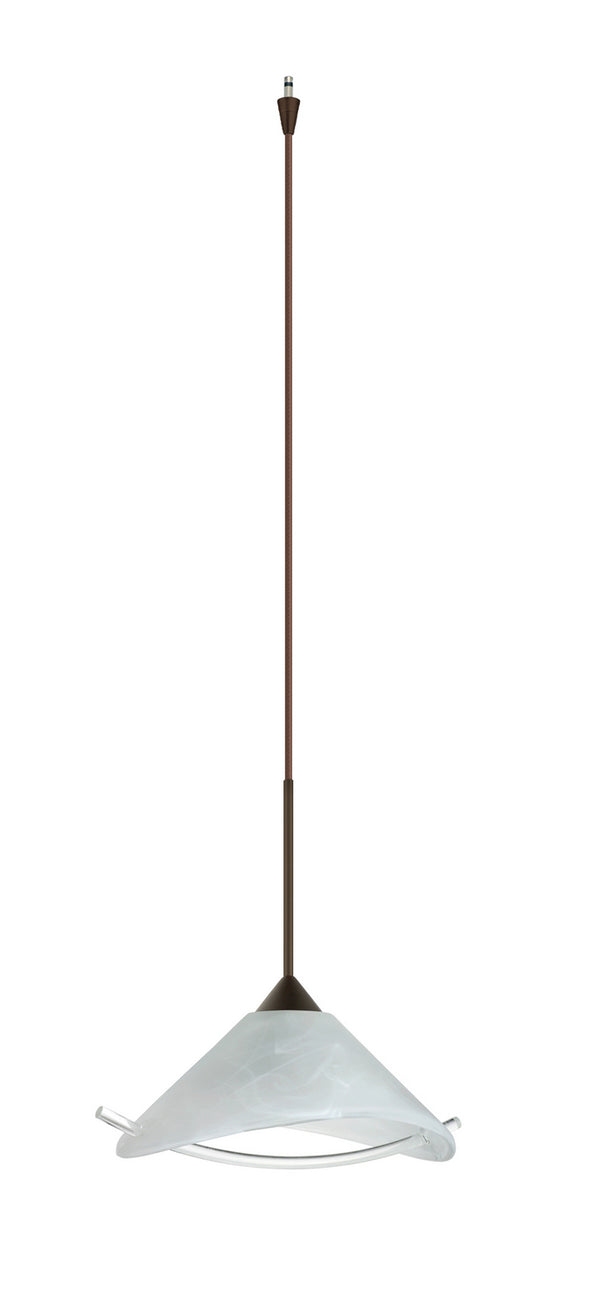 Besa - XP-181304-BR - One Light Pendant - Hoppi - Bronze from Lighting & Bulbs Unlimited in Charlotte, NC