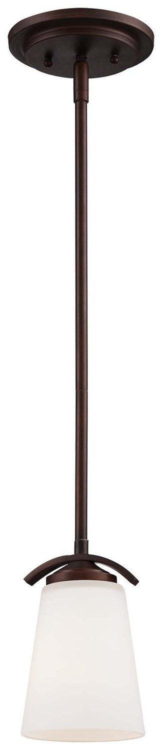 Minka-Lavery - 4961-284 - One Light Mini Pendant - Overland Park - Vintage Bronze from Lighting & Bulbs Unlimited in Charlotte, NC