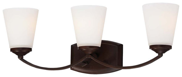 Minka-Lavery - 6963-284 - Three Light Bath - Overland Park - Vintage Bronze from Lighting & Bulbs Unlimited in Charlotte, NC