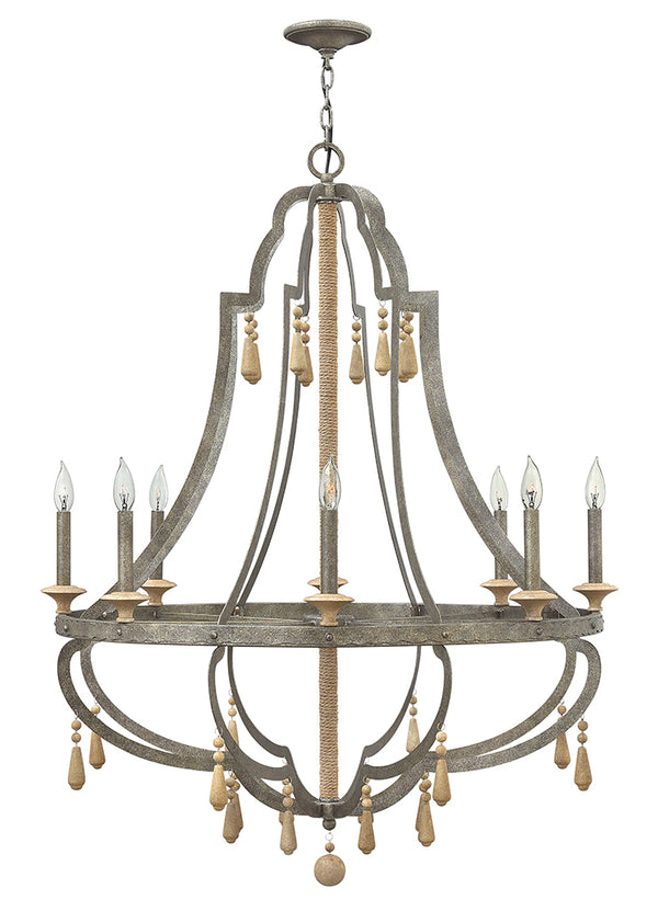Fredrick Ramond - FR42288DIR - LED Chandelier - Cordoba - Distressed Iron from Lighting & Bulbs Unlimited in Charlotte, NC