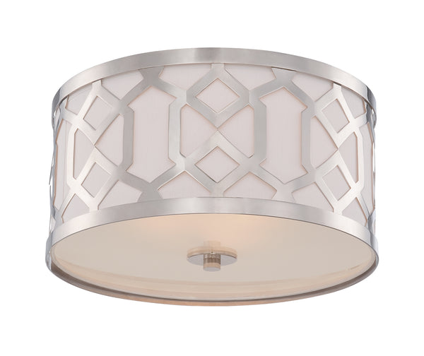 Crystorama - 2263-PN - Three Light Ceiling Mount - Jennings - Polished Nickel from Lighting & Bulbs Unlimited in Charlotte, NC