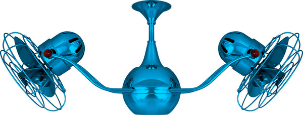 Matthews Fan Company - VB-LTBLUE-MTL - 42" Ceiling Fan - Vent-Bettina - Light Blue from Lighting & Bulbs Unlimited in Charlotte, NC